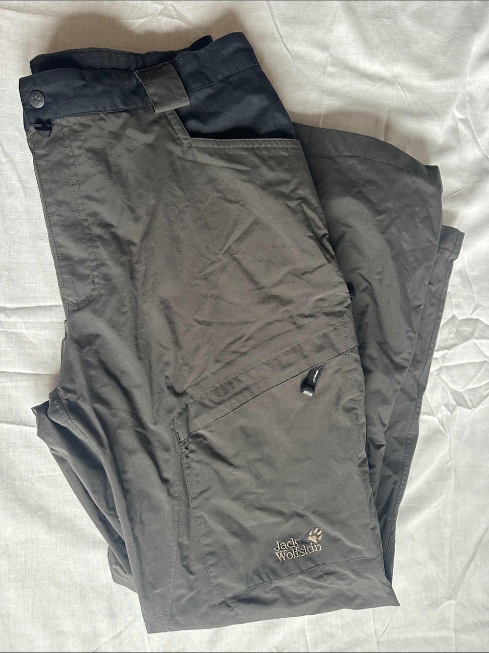 Men’s Jack Wolfskin Outdoor Fleece Lined pants Large